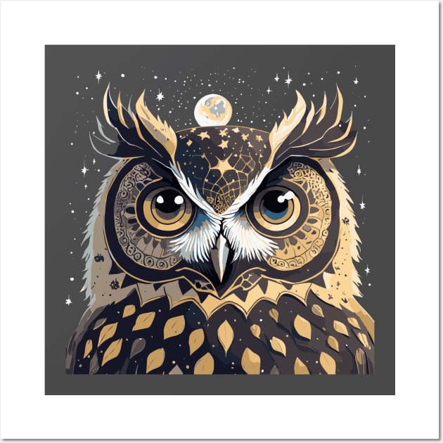 Owl Constellation Wall Art by joneskey